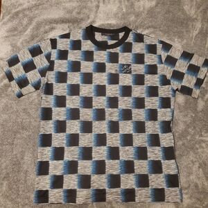 Louis Vuitton Damier Cotton T-Shirt RM241M FXK HQY20W